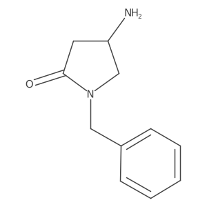 (S)-4-Amino-1-benzylpyrrolidin-2-one结构式