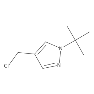 1-tert-butyl-4-(chloromethyl)-1H-pyrazole Structure
