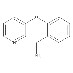 2-(3-Pyridinyloxy)benzenemethanamine结构式