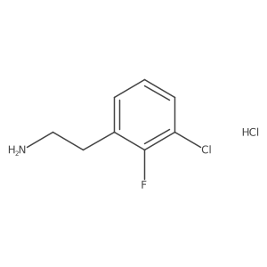 2-(3-Chloro-2-fluorophenyl)ethanamine hcl Structure