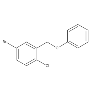 4-Bromo-1-chloro-2-(phenoxymethyl)benzene结构式