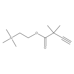 2-(Trimethylsilyl)ethyl 2,2-dimethyl-3-butynoate Structure