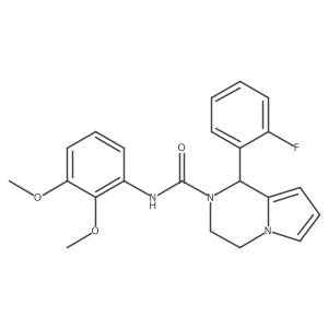 N-(2,3-dimethoxyphenyl)-1-(2-fluorophenyl)-3,4-dihydropyrrolo[1,2-a]pyrazine-2(1H)-carboxamide Structure