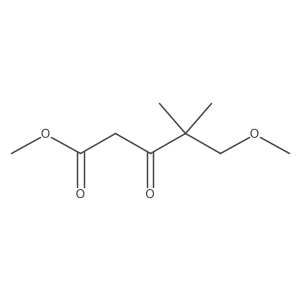 Methyl 5-methoxy-4,4-dimethyl-3-oxopentanoate结构式