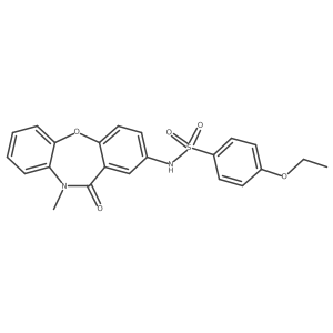 4-ethoxy-N-(10-methyl-11-oxo-10,11-dihydrodibenzo[b,f][1,4]oxazepin-2-yl)benzenesulfonamide结构式