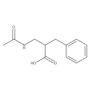 2-Benzyl-3-acetamidopropanoic acid结构式