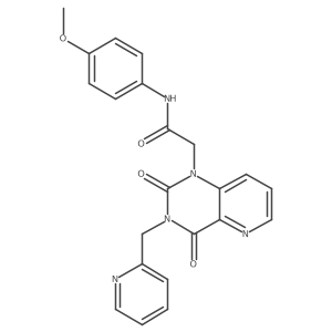 2-(2,4-dioxo-3-(pyridin-2-ylmethyl)-3,4-dihydropyrido[3,2-d]pyrimidin-1(2H)-yl)-N-(4-methoxyphenyl)acetamide Structure