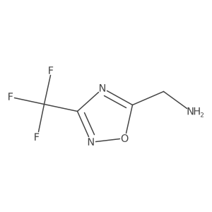 (3-(Trifluoromethyl)-1,2,4-oxadiazol-5-YL)methanamine Structure
