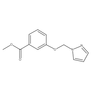 3-(Pyrazol-1-ylmethoxy)-benzoic acid methyl ester Structure