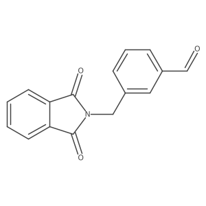 3-(1,3-Dioxo-1,3-dihydro-isoindol-2-ylmethyl)-benzaldehyde Structure