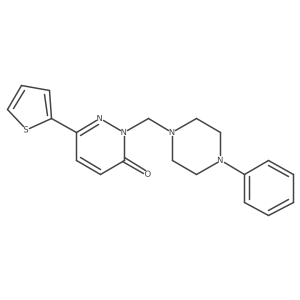 2-[(4-phenylpiperazin-1-yl)methyl]-6-(thiophen-2-yl)pyridazin-3(2H)-one Structure