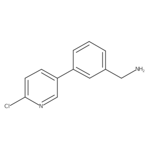 3-(6-Chloro-3-pyridinyl)benzenemethanamine结构式