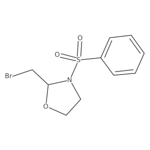 2-(Bromomethyl)-3-(phenylsulfonyl)oxazolidine Structure