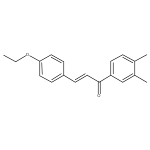 (2E)-1-(3,4-Dimethylphenyl)-3-(4-ethoxyphenyl)prop-2-en-1-one Structure