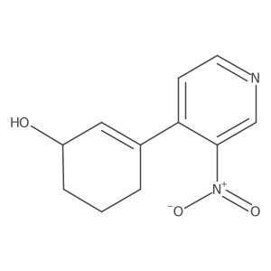 3-(3-Nitropyridin-4-yl)cyclohex-2-en-1-ol结构式