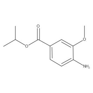 Benzoic acid, 4-amino-3-methoxy-, 1-methylethyl ester Structure