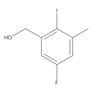 (5-Fluoro-2-iodo-3-methylphenyl)methanol Structure