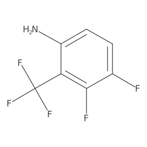 3,4-Difluoro-2-(trifluoromethyl)aniline结构式