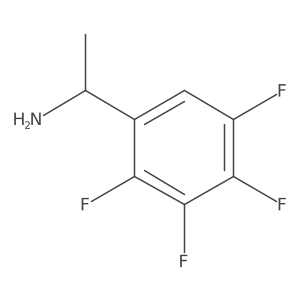 (1S)-1-(2,3,4,5-tetrafluorophenyl)ethan-1-amine Structure