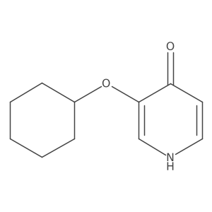 3-(Cyclohexyloxy)pyridin-4-OL Structure