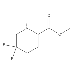 Methyl 5,5-difluoropiperidine-2-carboxylate Structure