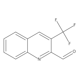 3-(Trifluoromethyl)quinoline-2-carbaldehyde结构式