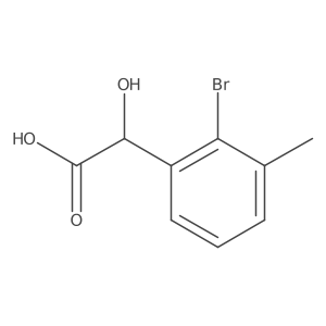2-Bromo-3-methylmandelic acid结构式