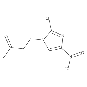 2-chloro-1-(3-methyl-3-butenyl)-4-nitro-1H-imidazole Structure