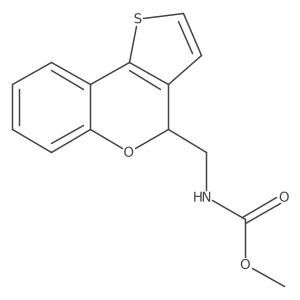 methyl N-(4H-thieno[3,2-c]chromen-4-ylmethyl)carbamate结构式