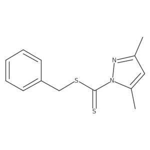 benzyl 3,5-dimethyl-1H-pyrazole-1-carbodithioate结构式