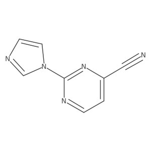 2-(1H-Imidazol-1-yl)pyrimidine-4-carbonitrile Structure