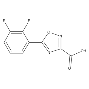 5-(2,3-Difluorophenyl)-1,2,4-oxadiazole-3-carboxylic acid Structure
