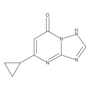 5-Cyclopropyl-[1,2,4]triazolo[1,5-a]pyrimidin-7(4H)-one Structure