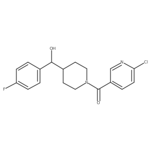 [1-(6-Chloropyridine-3-carbonyl)piperidin-4-yl](4-fluorophenyl)methanol Structure