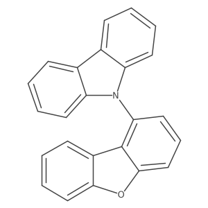 9-(Dibenzo[b,d]furan-1-yl)-9H-carbazole结构式