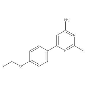 6-(4-Ethoxyphenyl)-2-methylpyrimidin-4-amine Structure