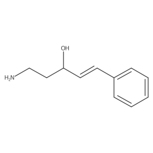 5-Amino-1-phenylpent-1-en-3-ol Structure