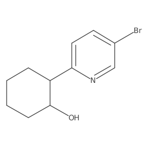 2-(5-Bromopyridin-2-yl)cyclohexanol Structure