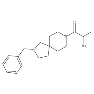 2-Amino-1-(2-benzyl-2,8-diazaspiro[4.5]decan-8-yl)propan-1-one Structure