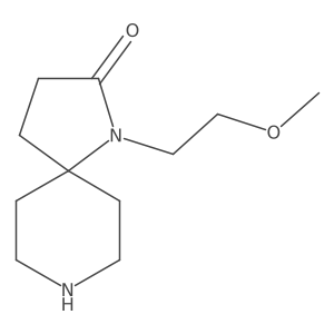 1-(2-Methoxyethyl)-1,8-diazaspiro[4.5]decan-2-one Structure