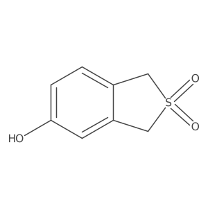5-Hydroxy-1,3-dihydrobenzo[c]thiophene 2,2-dioxide结构式