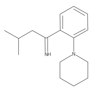 3-Methyl-1-(2-(piperidin-1-yl)phenyl)butan-1-imine结构式