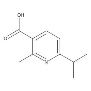 2-Methyl-6-(propan-2-yl)pyridine-3-carboxylic acid Structure