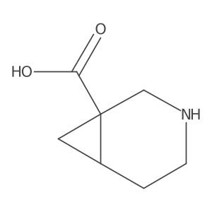 (1S,6S)-3-Azabicyclo[4.1.0]heptane-1-carboxylic acid结构式