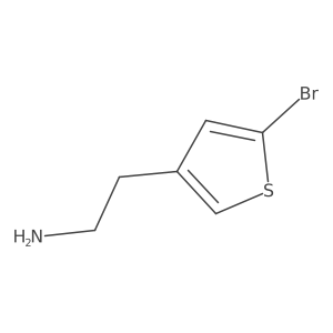 2-(5-Bromothiophen-3-yl)ethan-1-amine结构式