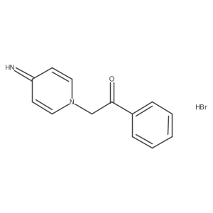 2-(4-Iminopyridin-1-yl)-1-phenylethanone;hydrobromide Structure