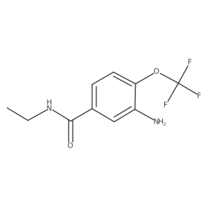 3-Amino-N-ethyl-4-(trifluoromethoxy)benzamide Structure