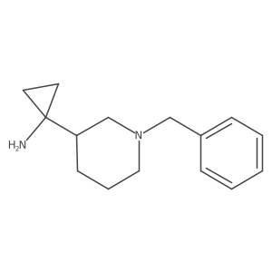 1-(1-Benzylpiperidin-3-yl)cyclopropan-1-amine Structure
