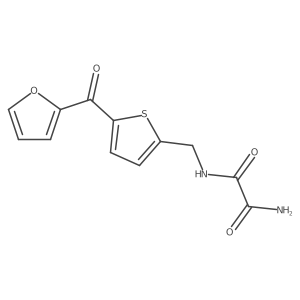 N1-((5-(furan-2-carbonyl)thiophen-2-yl)methyl)oxalamide Structure