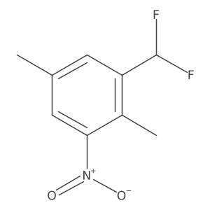 1-(Difluoromethyl)-2,5-dimethyl-3-nitrobenzene Structure